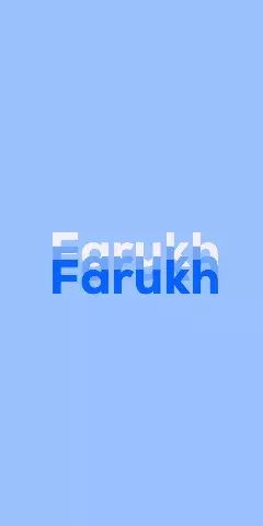 Name DP: Farukh