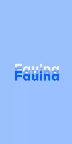 Name DP: Fauina