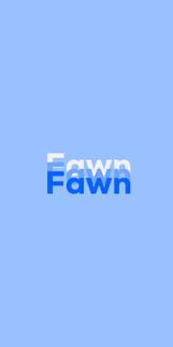 Name DP: Fawn