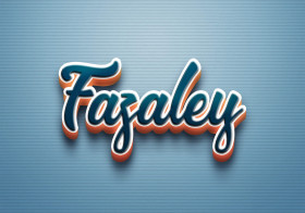 Cursive Name DP: Fazaley