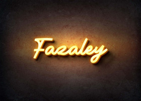 Glow Name Profile Picture for Fazaley