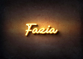 Glow Name Profile Picture for Fazia