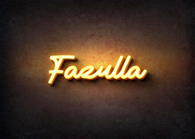Glow Name Profile Picture for Fazulla
