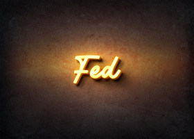 Glow Name Profile Picture for Fed