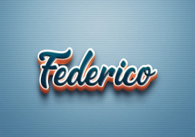 Cursive Name DP: Federico