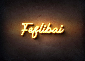 Glow Name Profile Picture for Feflibai