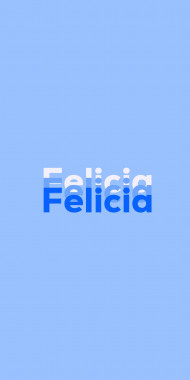 Name DP: Felicia