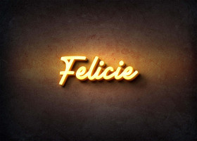 Glow Name Profile Picture for Felicie