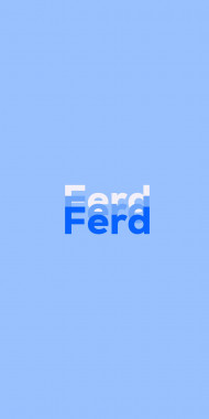 Name DP: Ferd