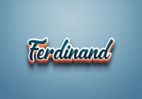 Cursive Name DP: Ferdinand