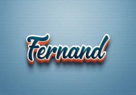 Cursive Name DP: Fernand