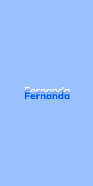 Name DP: Fernanda