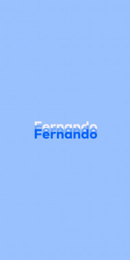 Name DP: Fernando
