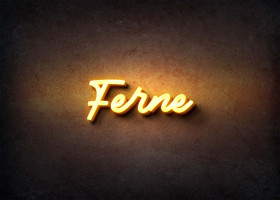 Glow Name Profile Picture for Ferne