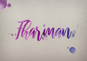 Fharman Watercolor Name DP