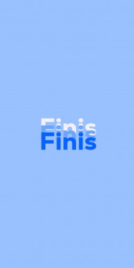 Name DP: Finis