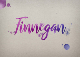 Finnegan Watercolor Name DP