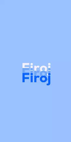 Firoj Name Wallpaper