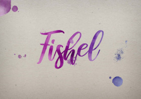Fishel Watercolor Name DP