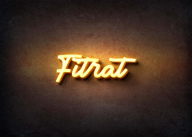 Glow Name Profile Picture for Fitrat