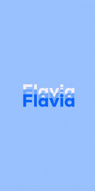 Name DP: Flavia