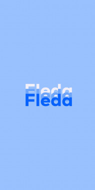Name DP: Fleda
