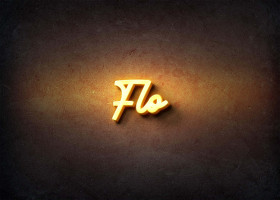 Glow Name Profile Picture for Flo