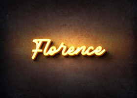 Glow Name Profile Picture for Florence