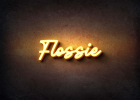 Glow Name Profile Picture for Flossie