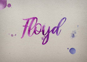 Floyd Watercolor Name DP