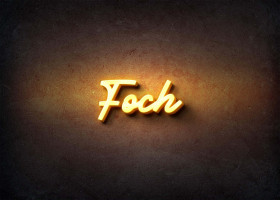 Glow Name Profile Picture for Foch