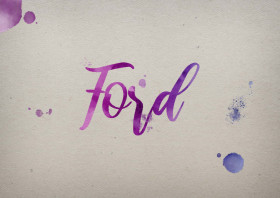 Ford Watercolor Name DP