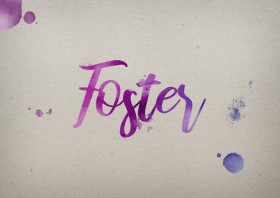 Foster Watercolor Name DP