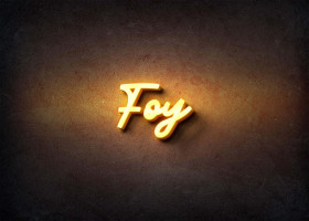Glow Name Profile Picture for Foy