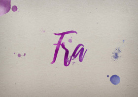 Fra Watercolor Name DP