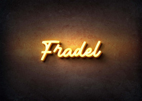 Glow Name Profile Picture for Fradel