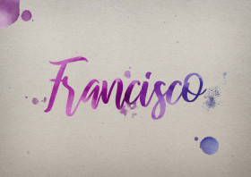 Francisco Watercolor Name DP