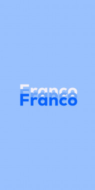 Name DP: Franco