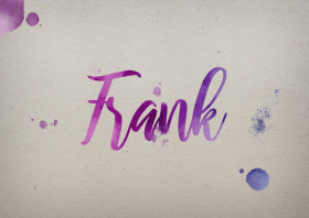 Frank Watercolor Name DP