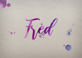 Fred Watercolor Name DP