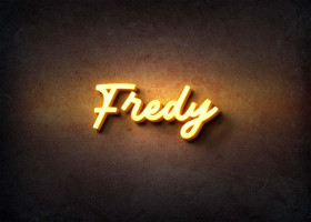 Glow Name Profile Picture for Fredy