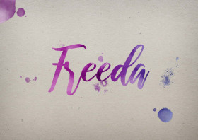 Freeda Watercolor Name DP