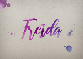 Freida Watercolor Name DP