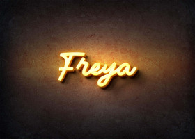 Glow Name Profile Picture for Freya