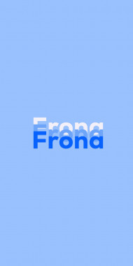 Name DP: Frona