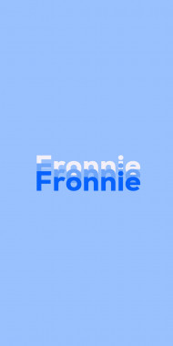 Name DP: Fronnie
