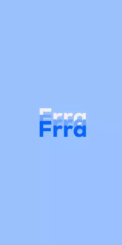 Name DP: Frra