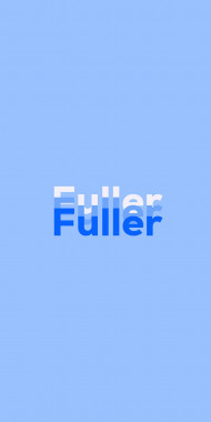 Name DP: Fuller