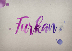 Furkan Watercolor Name DP