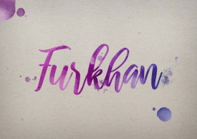 Furkhan Watercolor Name DP